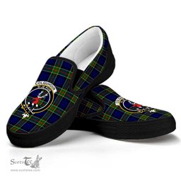 ScotsTee Shop Scottish Colquhoun Modern Clan Crest Tartan Slip-on Shoes