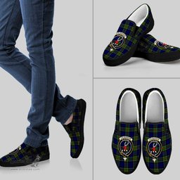 ScotsTee Shop Scottish Colquhoun Modern Clan Crest Tartan Slip-on Shoes