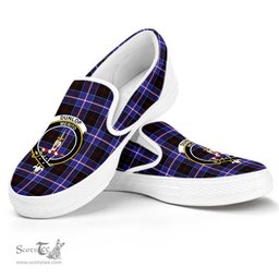 ScotsTee Shop Scottish Dunlop Modern Clan Crest Tartan Slip-on Shoes