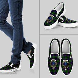 ScotsTee Shop Scottish Forsyth Modern Clan Crest Tartan Slip-on Shoes
