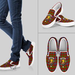 ScotsTee Shop Scottish Forrester Clan Crest Tartan Slip-on Shoes