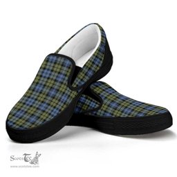 ScotsTee Shop Scottish Campbell Faded Clan Tartan Slip-on Shoes