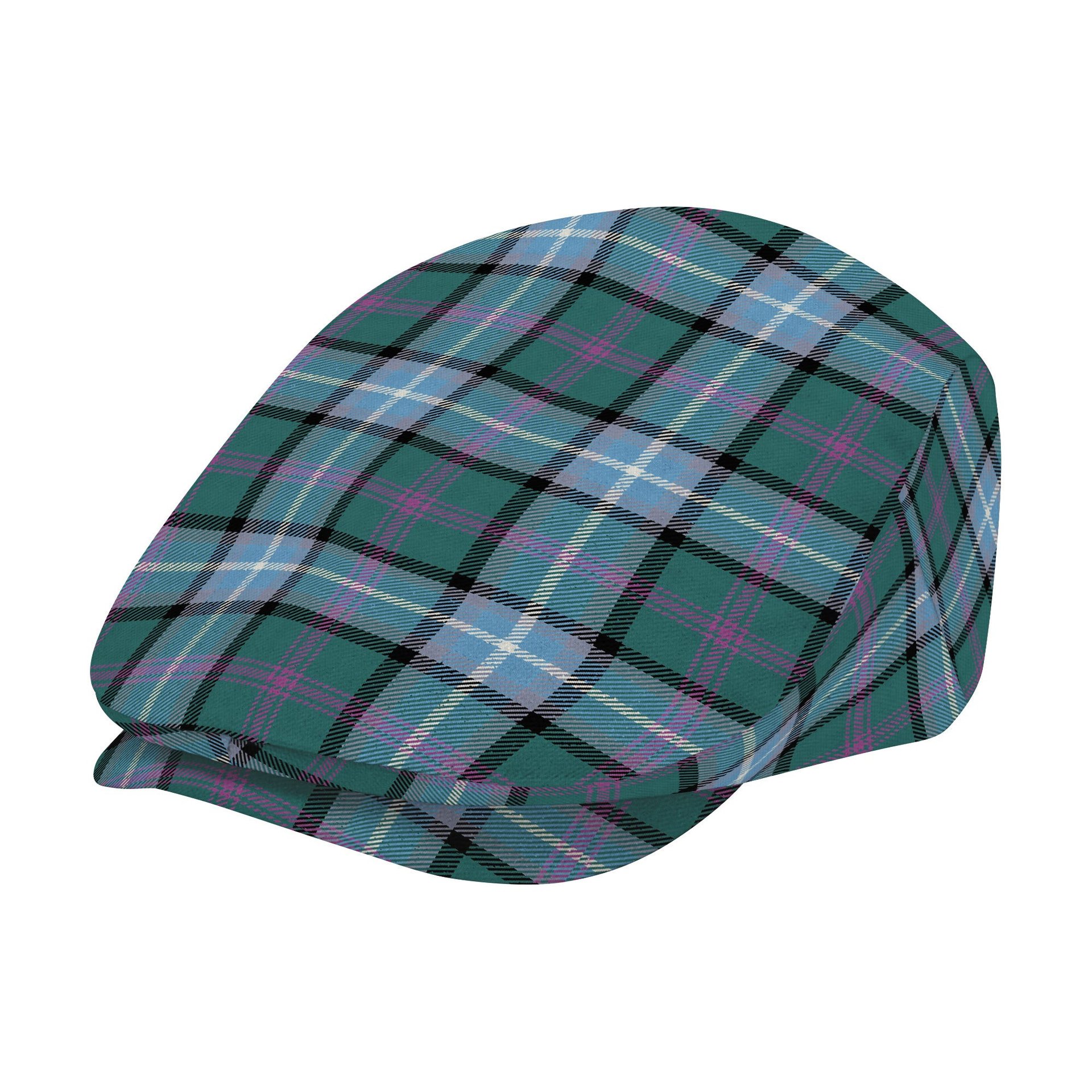 ScotsTee Shop Scottish Alexander of Menstry Hunting Ancient Jeff Cap Tartan Flat Cap