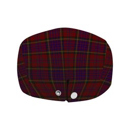 ScotsTee Shop Scottish Anderson of Kinnedear Red Jeff Cap Tartan Flat Cap