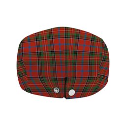 ScotsTee Shop Scottish Brown of Castledean (Broun of Castledean) Ancient Jeff Cap Tartan Flat Cap