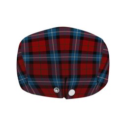 ScotsTee Shop Scottish Baillie of Polkemmet Red Jeff Cap Tartan Flat Cap