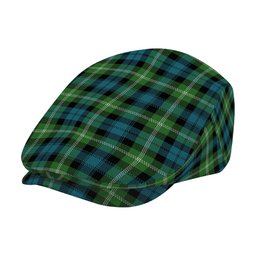 ScotsTee Shop Scottish Baillie of Polkemmet Ancient Jeff Cap Tartan Flat Cap