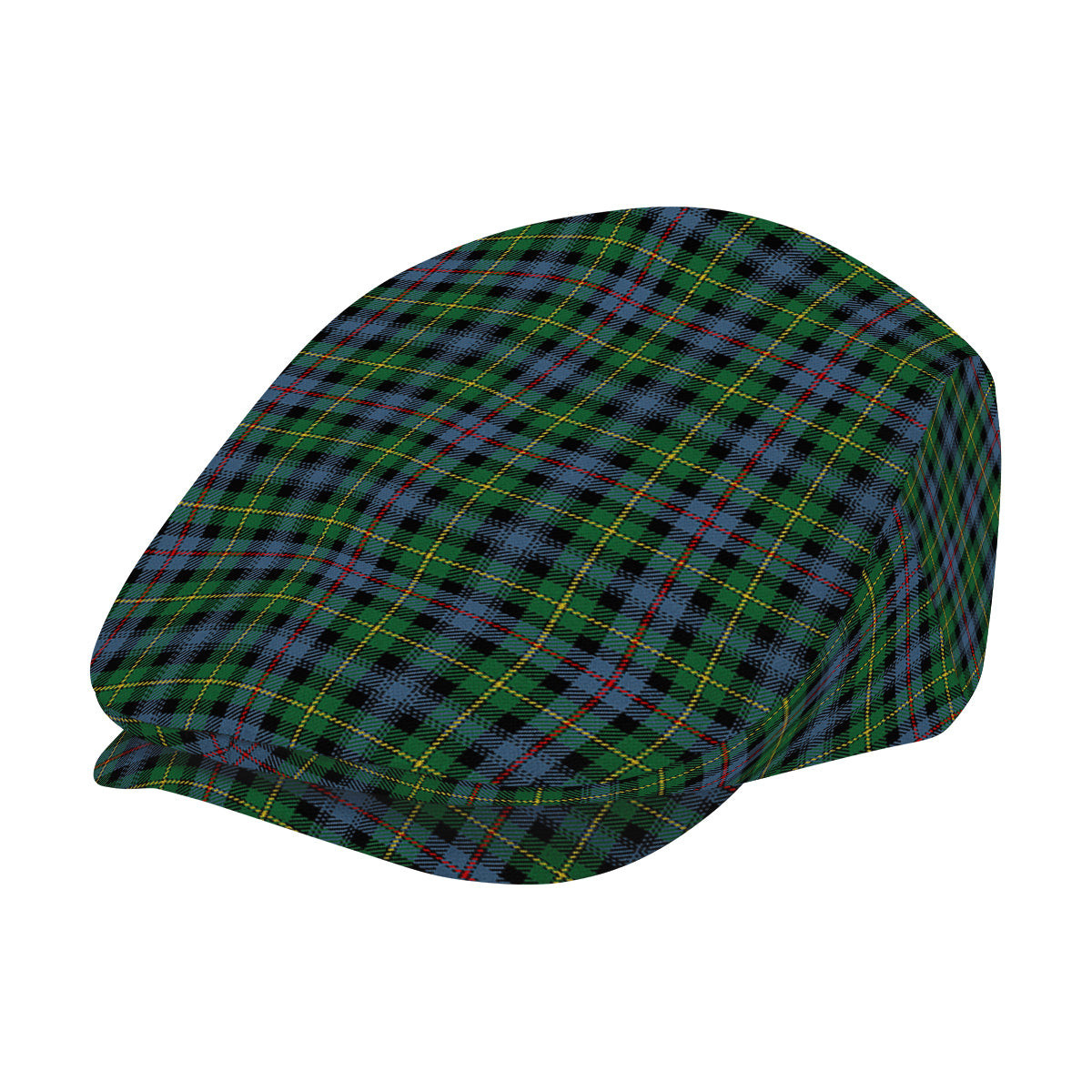ScotsTee Shop Scottish Baillie of Lamington Modern Clan Jeff Cap Tartan Flat Cap