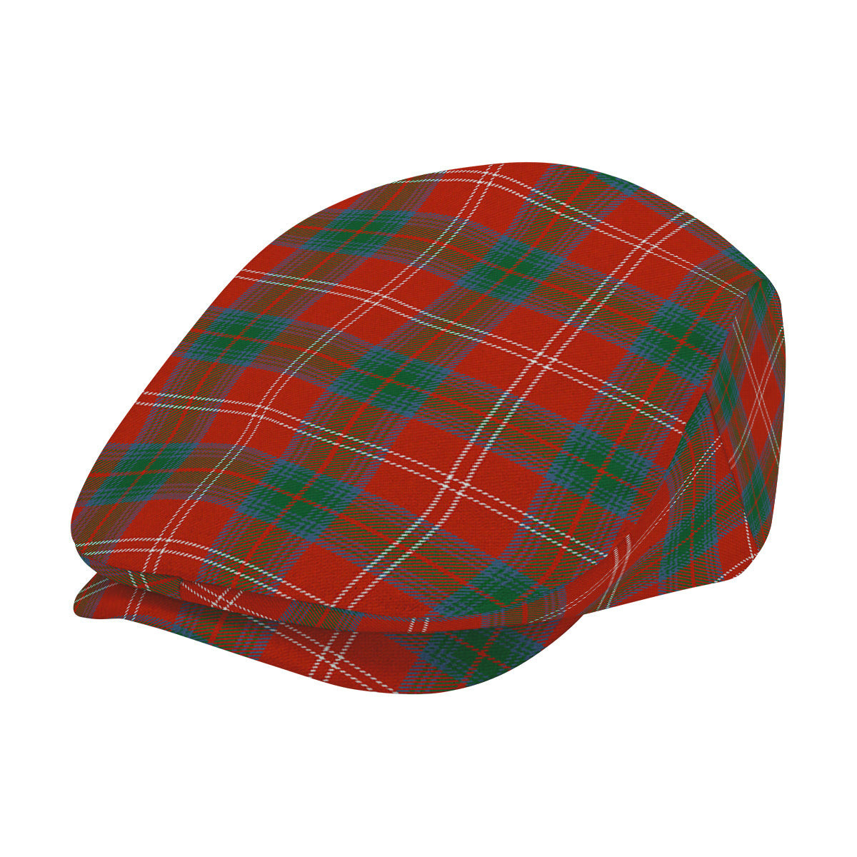 ScotsTee Shop Scottish Chisholm of Strathglass Ancient Jeff Cap Tartan Flat Cap