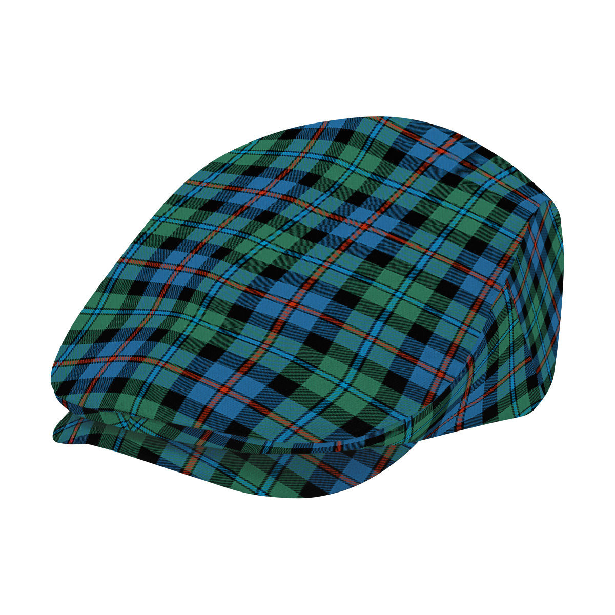 ScotsTee Shop Scottish Campbel of Cawdor Ancient Jeff Cap Tartan Flat Cap