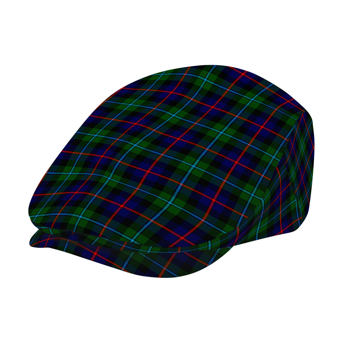 ScotsTee Shop Scottish Campbel of Cawdor Modern Jeff Cap Tartan Flat Cap