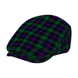 ScotsTee Shop Scottish Campbel of Cawdor Modern Jeff Cap Tartan Flat Cap
