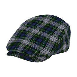 ScotsTee Shop Scottish Campbell of Lochnell Dress Jeff Cap Tartan Flat Cap