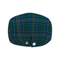 ScotsTee Shop Scottish Burns of California Modern Jeff Cap Tartan Flat Cap