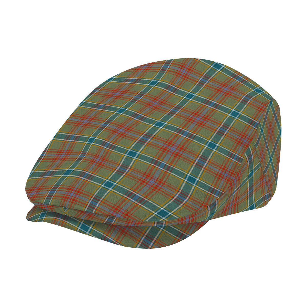 ScotsTee Shop Scottish Currie of Arran Ancient Clan Jeff Cap Tartan Flat Cap