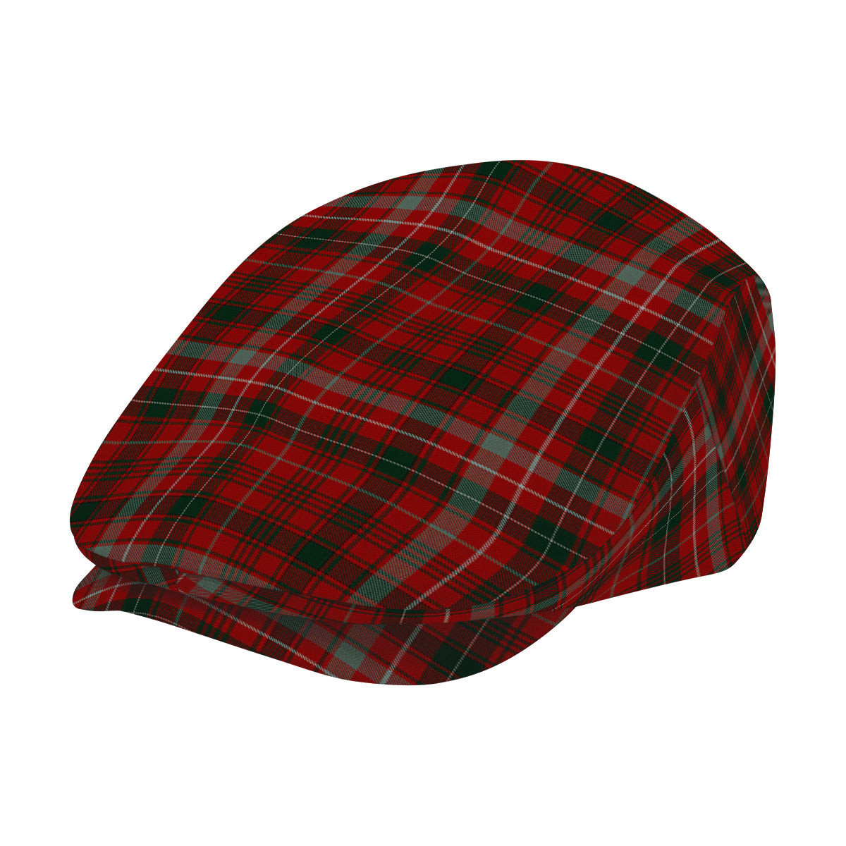 ScotsTee Shop Scottish Donald of Staffa_s Sett Jeff Cap Tartan Flat Cap