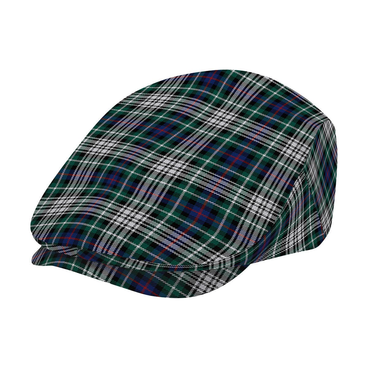 ScotsTee Shop Scottish Davidson of Tulloch Dress Modern Jeff Cap Tartan Flat Cap