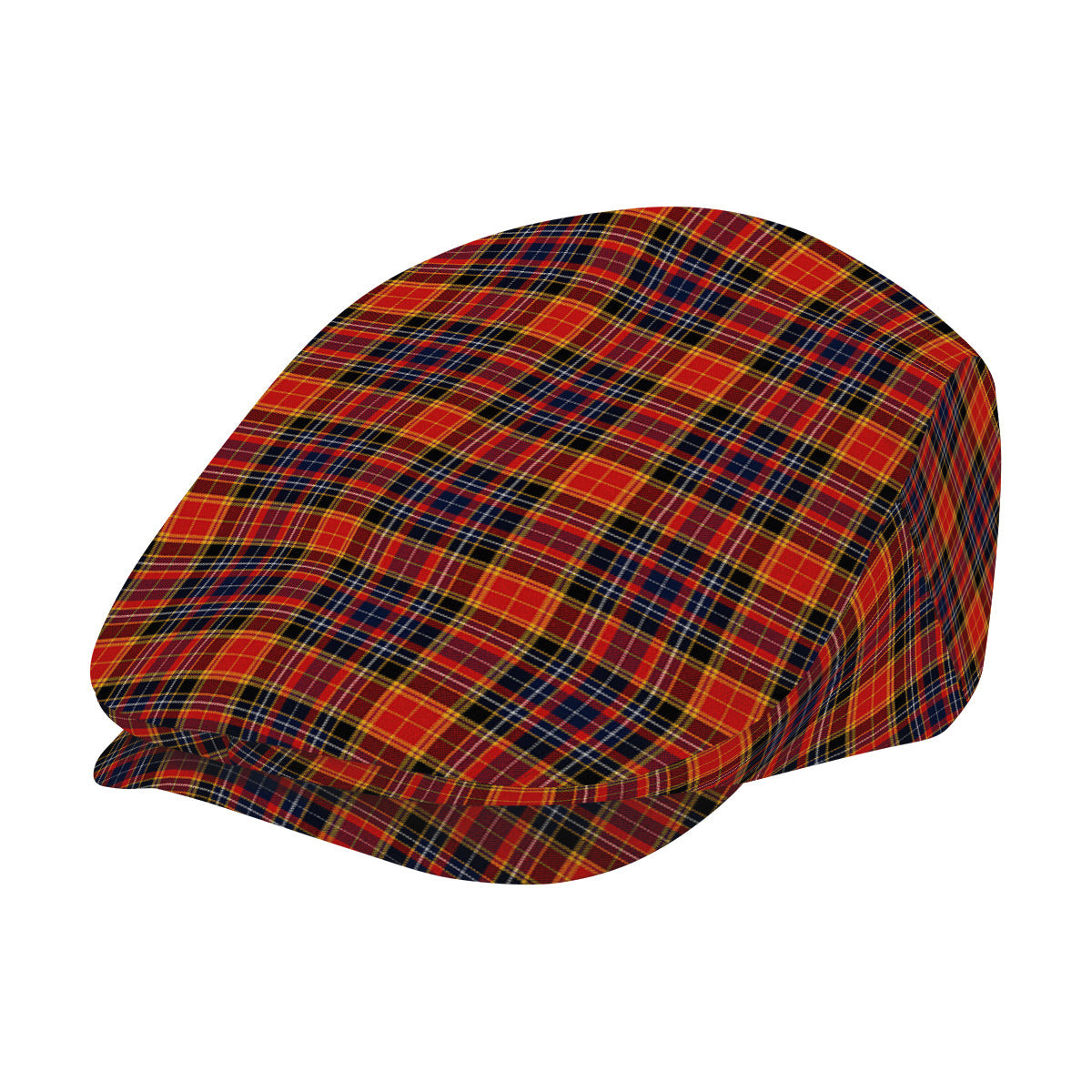 ScotsTee Shop Scottish Dalrymple of Castleton Modern Jeff Cap Tartan Flat Cap