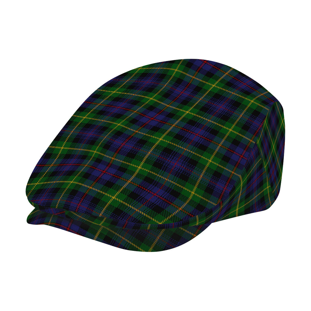 ScotsTee Shop Scottish Farquharson Jeff Cap Tartan Flat Cap