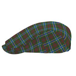 ScotsTee Shop Scottish Currie of Arran Modern Clan Jeff Cap Tartan Flat Cap