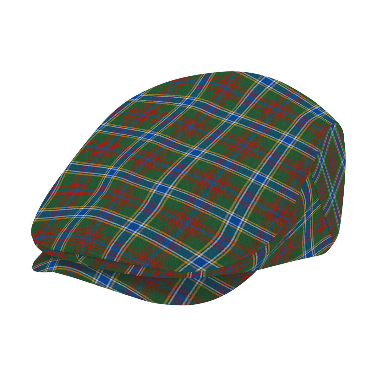 ScotsTee Shop Scottish Currie of Arran Modern Clan Jeff Cap Tartan Flat Cap