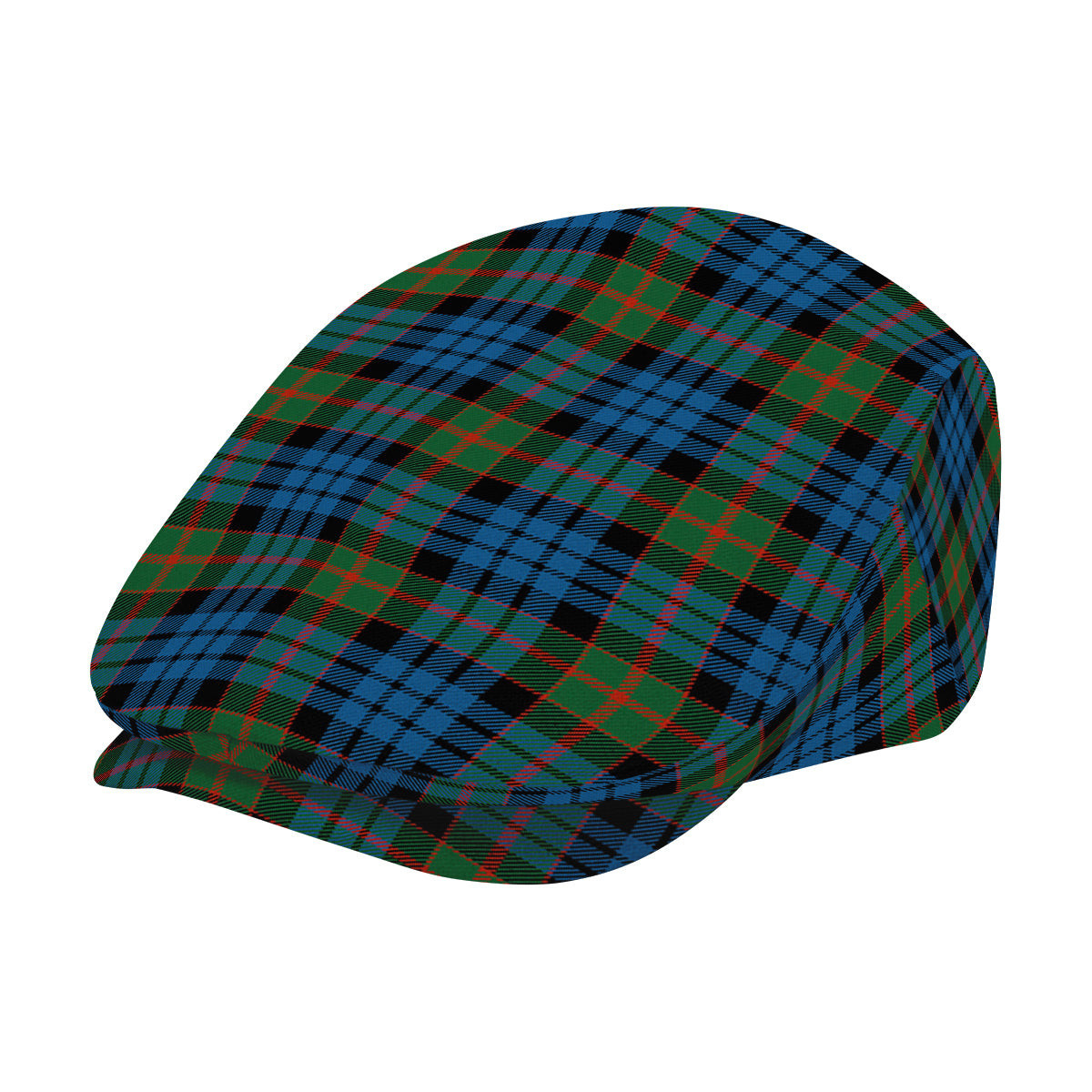 ScotsTee Shop Scottish Fletcher of Dunans Ancient Jeff Cap Tartan Flat Cap
