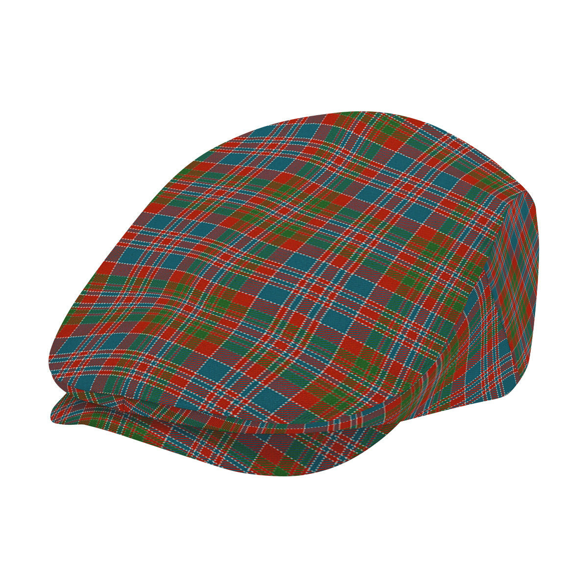 ScotsTee Shop Scottish Donald of Boisdale Ancient Jeff Cap Tartan Flat Cap