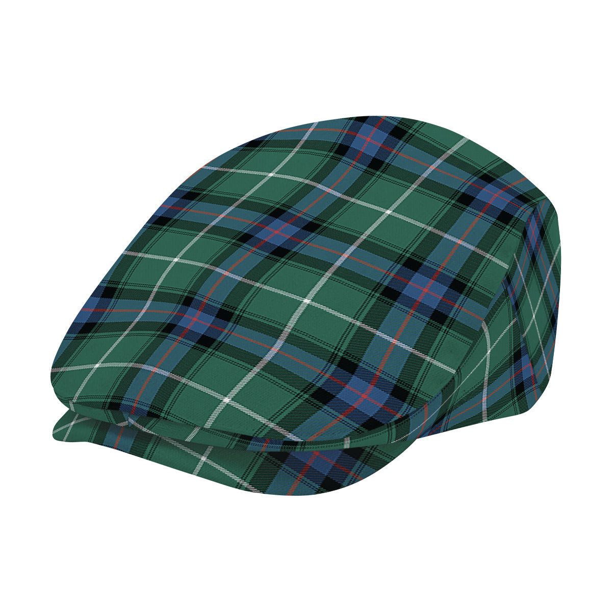 ScotsTee Shop Scottish Donald of the Isles Hunting Ancient Jeff Cap Tartan Flat Cap
