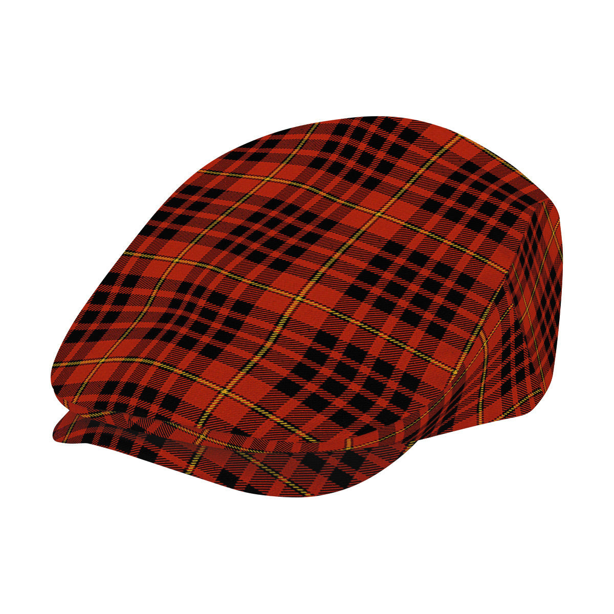ScotsTee Shop Scottish Donald of Ardnamurchan Ancient Jeff Cap Tartan Flat Cap
