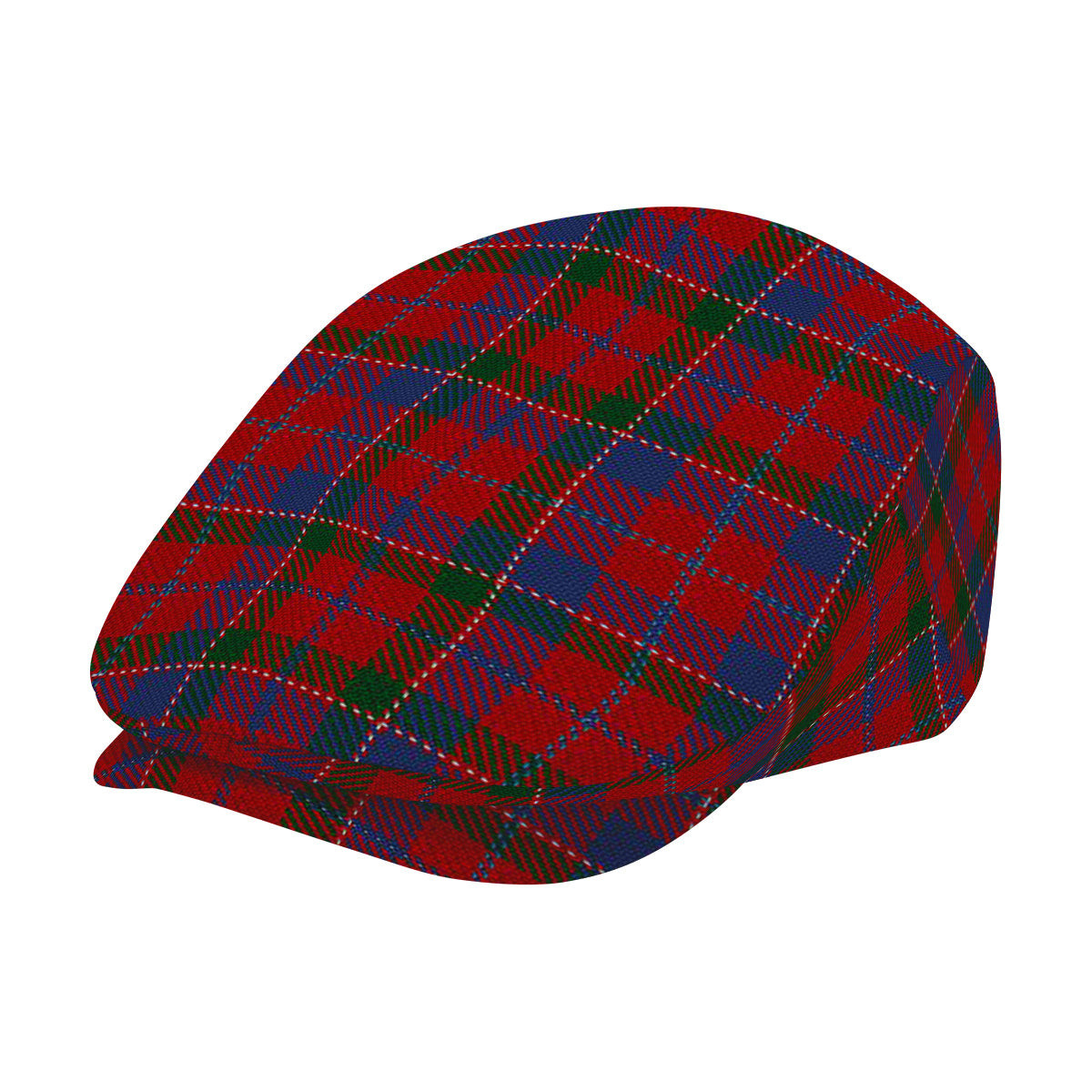 ScotsTee Shop Scottish McDonald of Glenaladale Jeff Cap Tartan Flat Cap