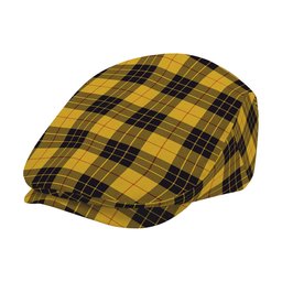 ScotsTee Shop Scottish MacLeod of Lewis Ancient SC Jeff Cap Tartan Flat Cap