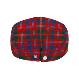 ScotsTee Shop Scottish MacDonald of Glenaladale Modern Jeff Cap Tartan Flat Cap