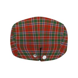 ScotsTee Shop Scottish McDonald of Lochmaddy Ancient Jeff Cap Tartan Flat Cap