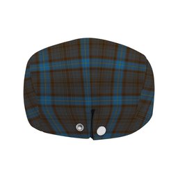 ScotsTee Shop Scottish Hanna of Leith yellow line Jeff Cap Tartan Flat Cap
