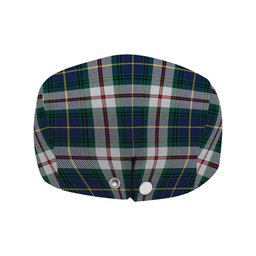ScotsTee Shop Scottish MacLeod Of Californian Modern Jeff Cap Tartan Flat Cap