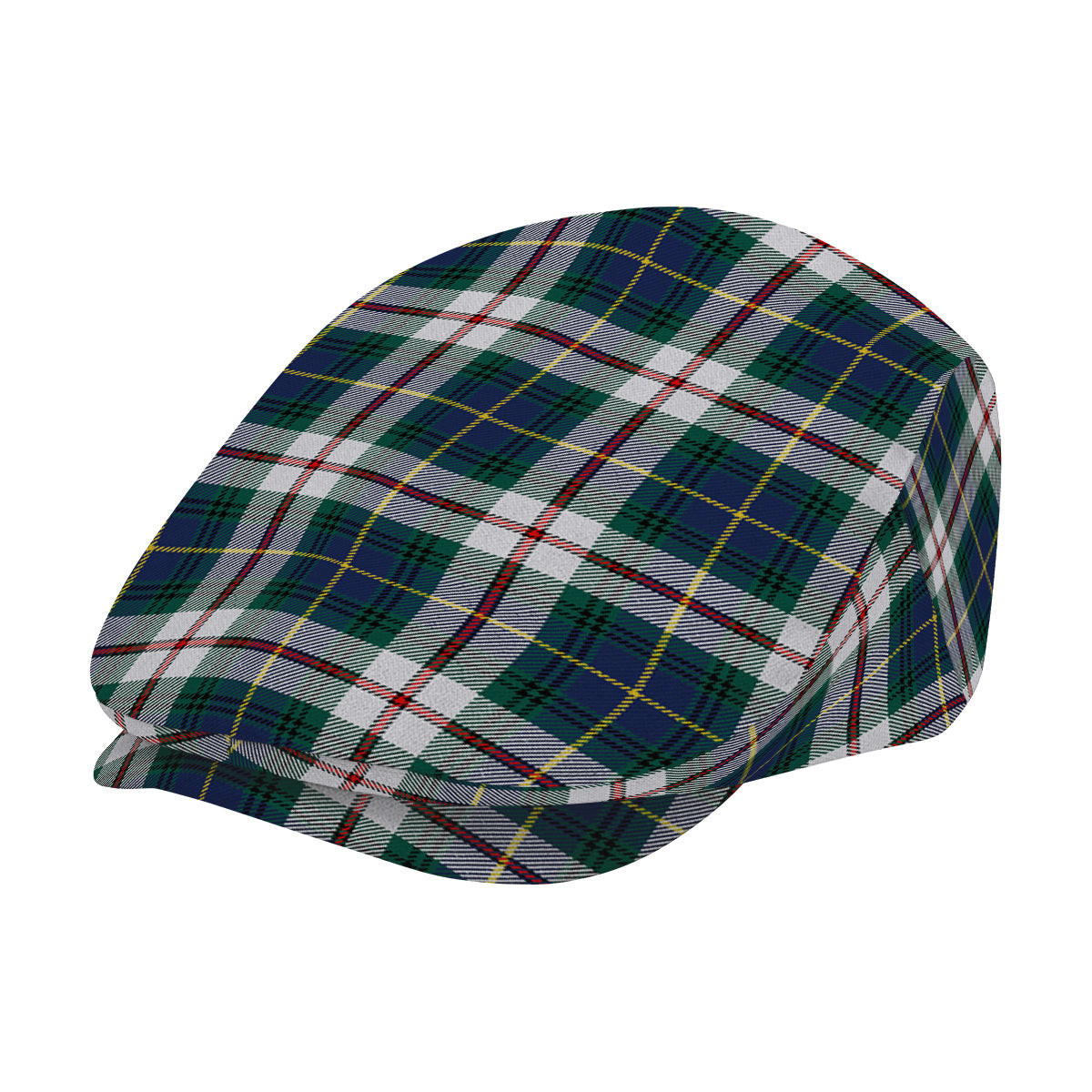 ScotsTee Shop Scottish MacLeod Of Californian Modern Jeff Cap Tartan Flat Cap