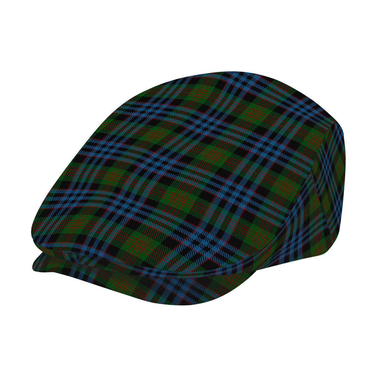 ScotsTee Shop Scottish Newlands of Lauriston Jeff Cap Tartan Flat Cap