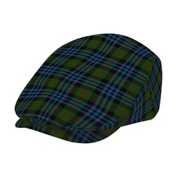 ScotsTee Shop Scottish Newlands of Lauriston Jeff Cap Tartan Flat Cap