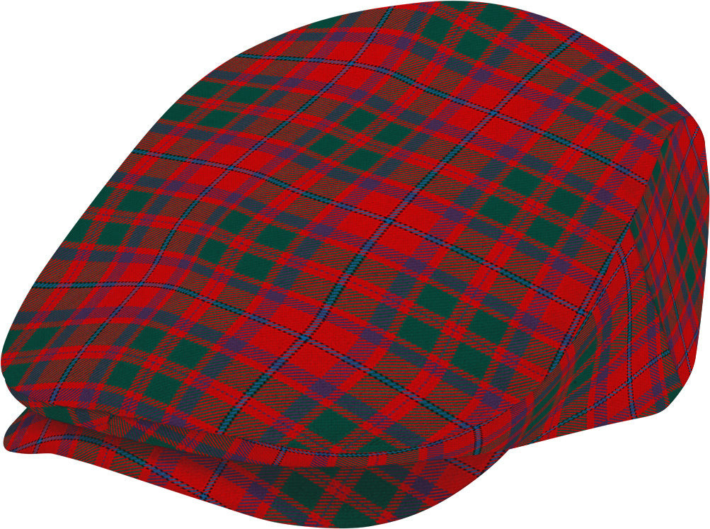 ScotsTee Shop Scottish Shaw of Tordarroch Modern Jeff Cap Tartan Flat Cap