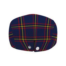 ScotsTee Shop Scottish McLaine of Lochbuie Hunting Modern Jeff Cap Tartan Flat Cap