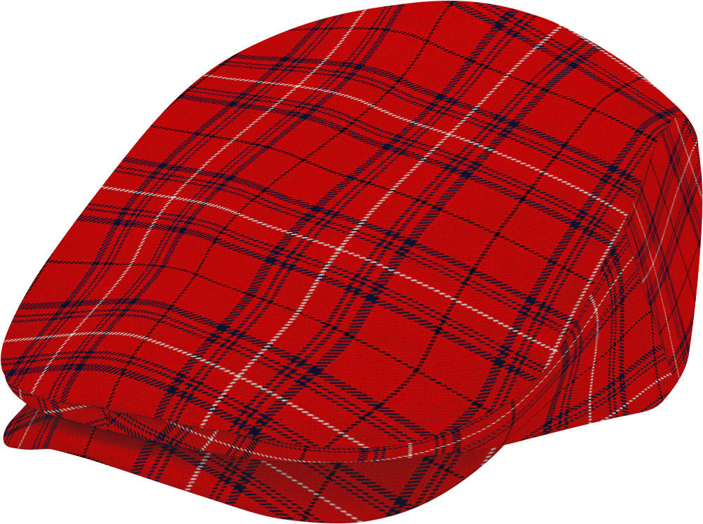 ScotsTee Shop Scottish Rose of Kilravock Modern Jeff Cap Tartan Flat Cap