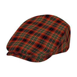 ScotsTee Shop Scottish Innes Red Ancient Jeff Cap Tartan Flat Cap