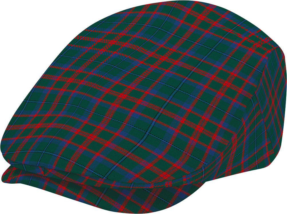 ScotsTee Shop Scottish Shaw of Tordarroch Hunting Modern Jeff Cap Tartan Flat Cap