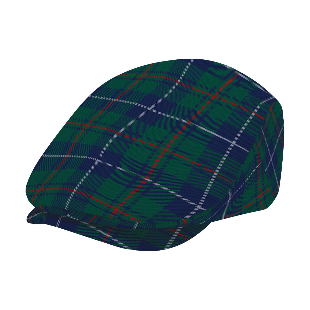 ScotsTee Shop Scottish Irvine of Bonshaw Tower Modern Jeff Cap Tartan Flat Cap