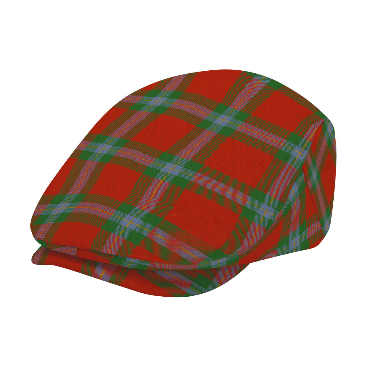 ScotsTee Shop Scottish MacLaine of Loch Buie Ancient Jeff Cap Tartan Flat Cap