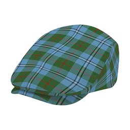 ScotsTee Shop Scottish Irvine of Glentulchan Modern Jeff Cap Tartan Flat Cap