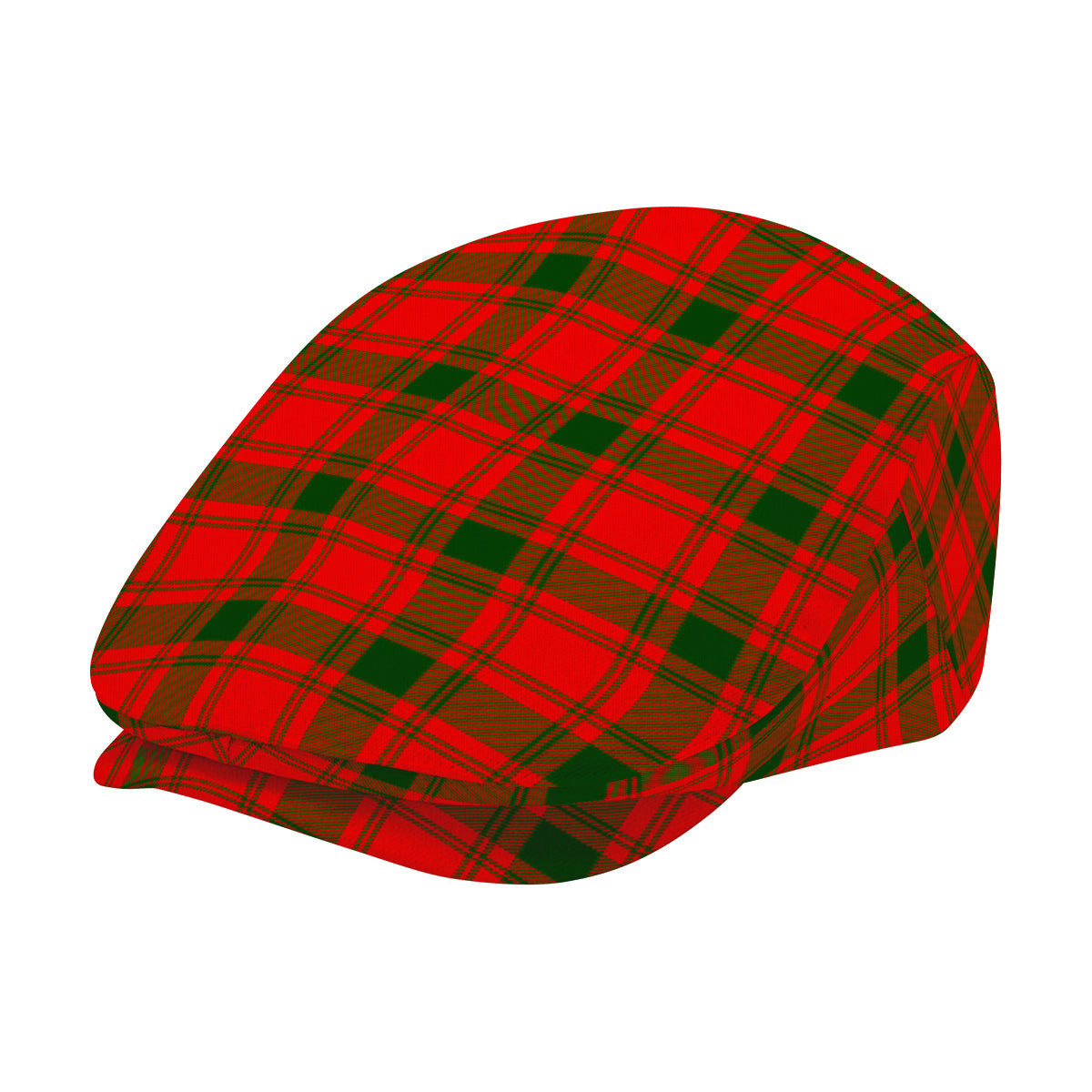 ScotsTee Shop Scottish McQueary Modern Jeff Cap Tartan Flat Cap
