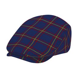 ScotsTee Shop Scottish MacLaine of Lochbuie Jeff Cap Tartan Flat Cap