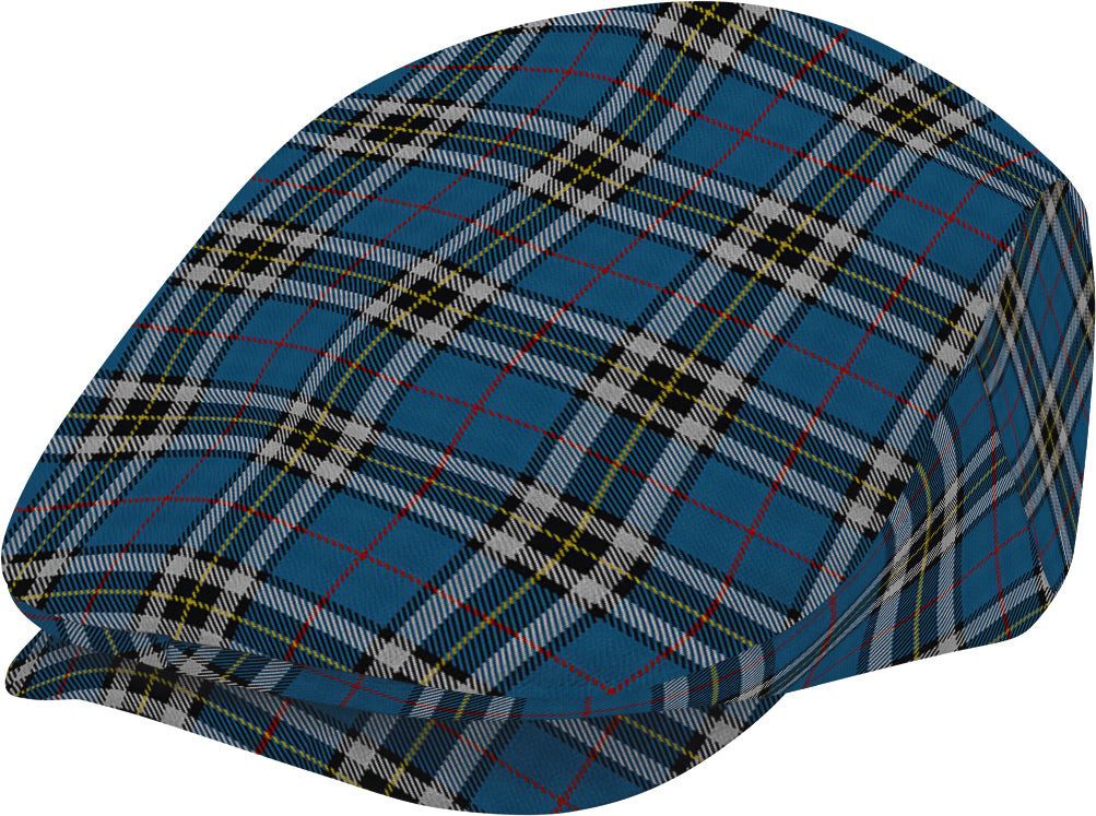ScotsTee Shop Scottish Thompson Society Dress Blue Jeff Cap Tartan Flat Cap