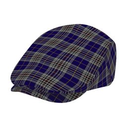 ScotsTee Shop Scottish Hanna of Stirlingshire Jeff Cap Tartan Flat Cap